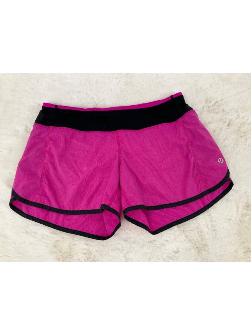 Lululemon Run Speed Shorts size 6 Raspberry Glo Light Athletic - Picture 2 of 8